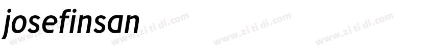 josefinsan字体转换