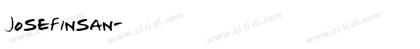 josefinsan字体转换
