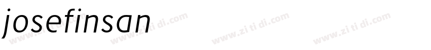 josefinsan字体转换