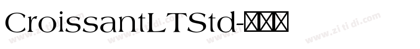 CroissantLTStd字体转换