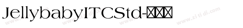 JellybabyITCStd字体转换