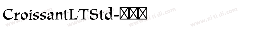 CroissantLTStd字体转换
