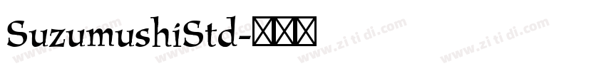 SuzumushiStd字体转换