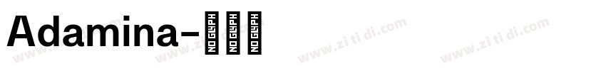 Adamina字体转换