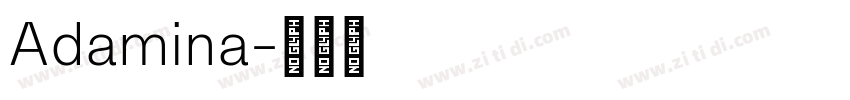 Adamina字体转换