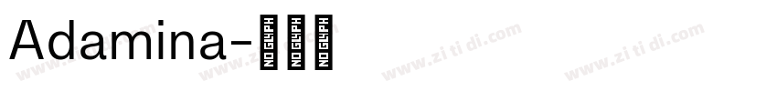 Adamina字体转换