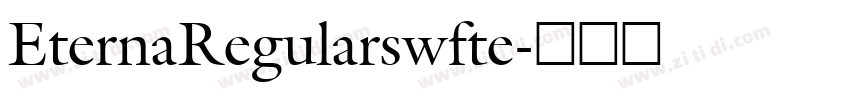 EternaRegularswfte字体转换