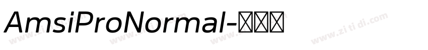 AmsiProNormal字体转换