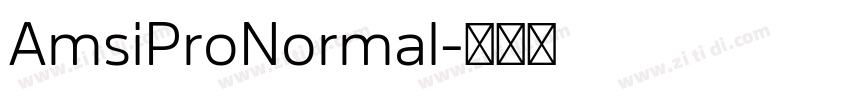 AmsiProNormal字体转换