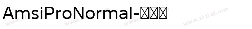 AmsiProNormal字体转换