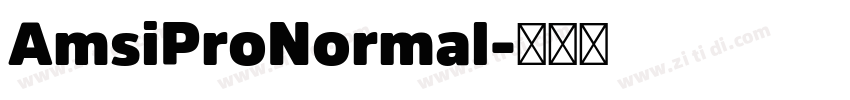 AmsiProNormal字体转换