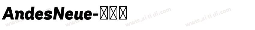 AndesNeue字体转换