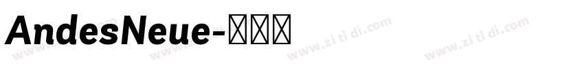 AndesNeue字体转换