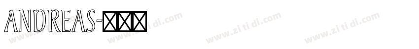 Andreas字体转换