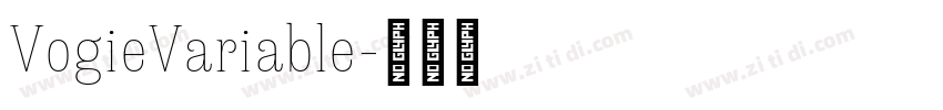 VogieVariable字体转换