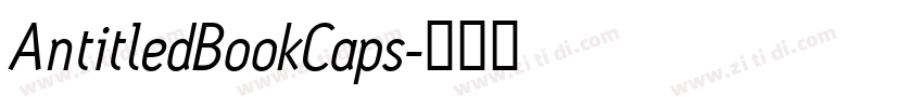 AntitledBookCaps字体转换