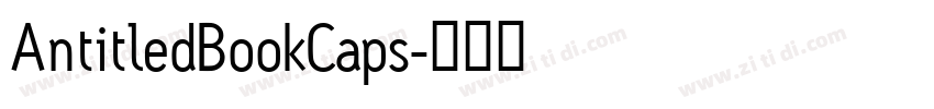AntitledBookCaps字体转换