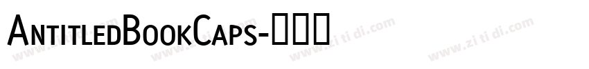 AntitledBookCaps字体转换