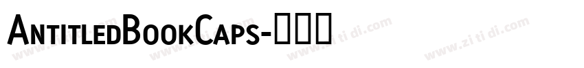 AntitledBookCaps字体转换
