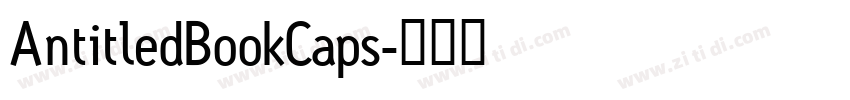 AntitledBookCaps字体转换