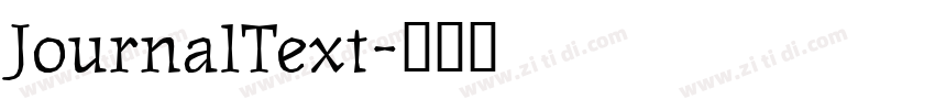 JournalText字体转换