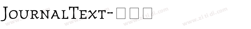 JournalText字体转换