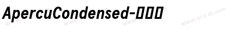 ApercuCondensed字体转换