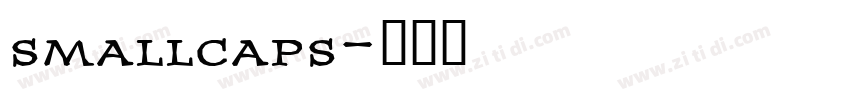 smallcaps字体转换