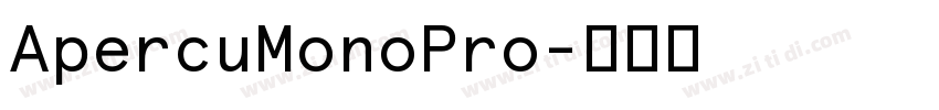 ApercuMonoPro字体转换 ApercuMonoPro字体转换
