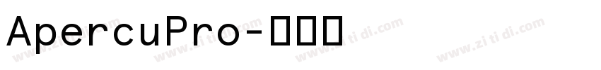 ApercuPro字体转换