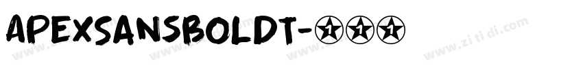 ApexSansBoldT字体转换