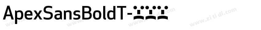ApexSansBoldT字体转换