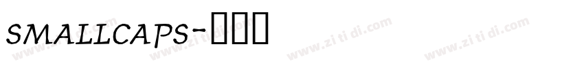 smallcaps字体转换