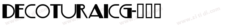 DecoturaICG字体转换