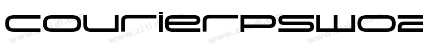CourierPSW02字体转换
