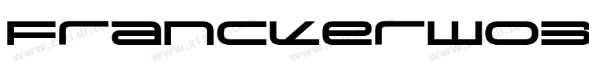 FranckerW03字体转换
