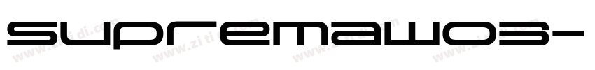 SupremaW03字体转换