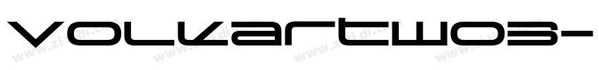 VolkartW03字体转换