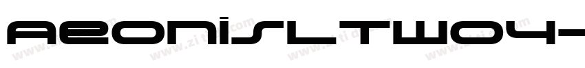 AeonisLTW04字体转换