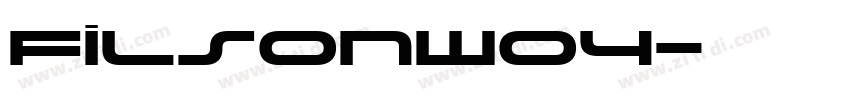 FilsonW04字体转换