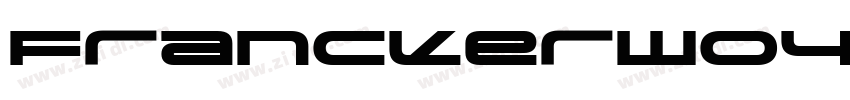 FranckerW04字体转换