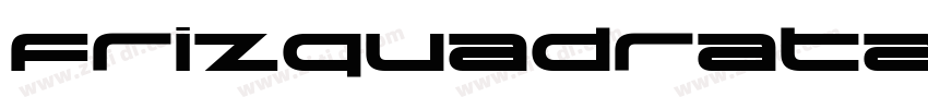 frizquadrataW04字体转换