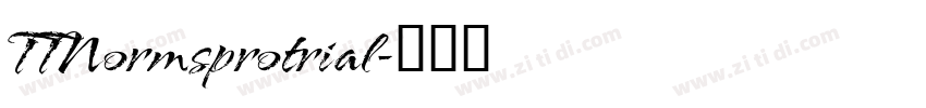 TTNormsprotrial字体转换