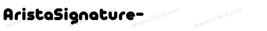 AristaSignature字体转换