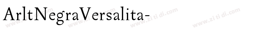 ArltNegraVersalita字体转换 ArltNegraVersalita字体转换
