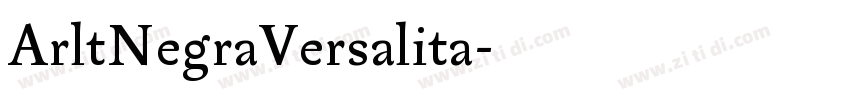 ArltNegraVersalita字体转换 ArltNegraVersalita字体转换