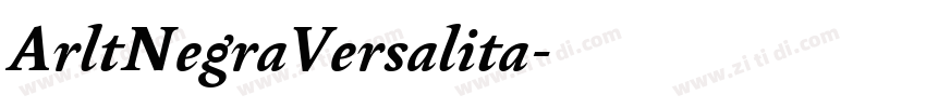 ArltNegraVersalita字体转换 ArltNegraVersalita字体转换