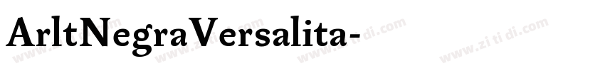 ArltNegraVersalita字体转换 ArltNegraVersalita字体转换