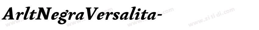 ArltNegraVersalita字体转换 ArltNegraVersalita字体转换