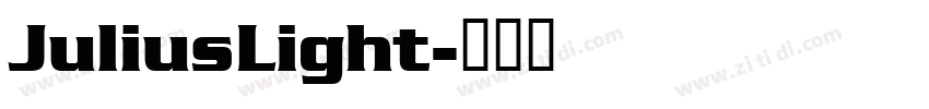 JuliusLight字体转换